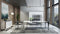 Modrest Fauna - Modern White High Gloss & Stainless Steel Chrome Dining Table