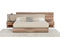Nova Domus Matteo Italian Modern Walnut & Fabric Bedroom Set