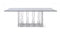 Modrest Ericson - Modern Glass & Stainless Steel Dining Table