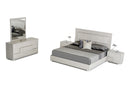 Modrest Ethan Italian Modern Grey Bedroom Set by Hollywood Glam