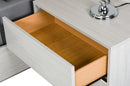 Modrest Ethan Italian Modern Grey Bedroom Set by Hollywood Glam