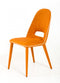 Eugene - Modern Orange Fabric Dining Chair (Set of 2)