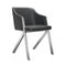 Darcy - Modern Grey Leatherette Dining Chair (Set of 2)