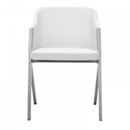 Modrest Darcy Modern White Leatherette Dining Chair (Set of 2)