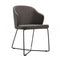Gia - Modern Grey Fabric Dining Chair (Set of 2)