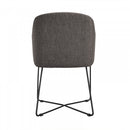 Gia - Modern Grey Fabric Dining Chair (Set of 2)