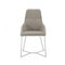 Stark - Modern Light Grey Fabric Dining Chair (Set of 2)