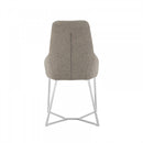 Stark - Modern Light Grey Fabric Dining Chair (Set of 2)