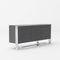 Modrest Fauna - Modern Elm Grey & Stainless Steel Buffet