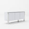 Modrest Fauna - Modern White High Gloss & Stainless Steel Buffet