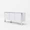Modrest Fauna - Modern White High Gloss & Stainless Steel Buffet