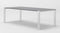 Modrest Fauna - Modern Elm Grey & Stainless Steel Chrome Dining Table