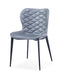 Modrest Felicia - Modern Grey & Black Dining Chair (Set of 2)