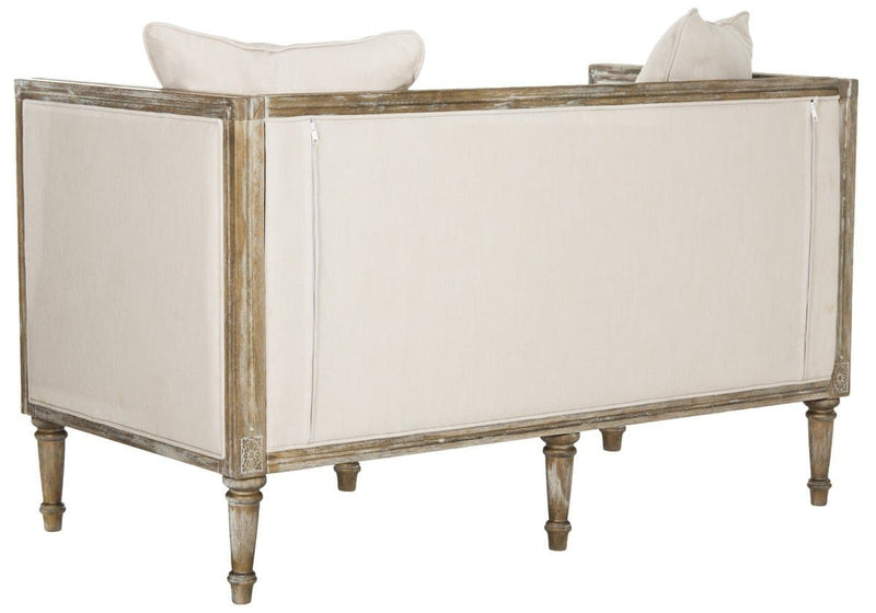 Leandra Rustic French Country Settee