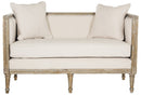 Leandra Rustic French Country Settee