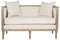 Leandra Rustic French Country Settee