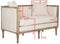 Leandra Rustic French Country Settee