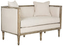 Leandra Rustic French Country Settee