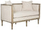 Leandra Rustic French Country Settee