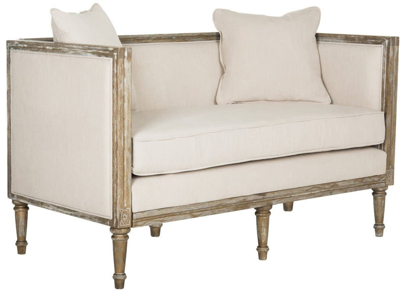 Leandra Rustic French Country Settee