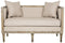 Leandra Rustic French Country Settee