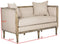 Leandra Rustic French Country Settee