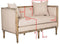 Leandra Rustic French Country Settee