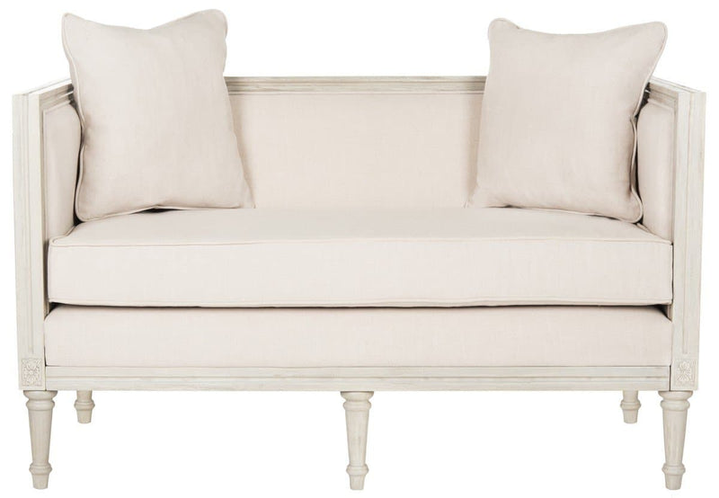 Leandra Rustic French Country Settee
