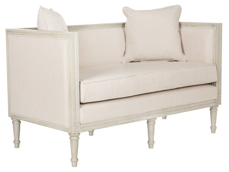 Leandra Rustic French Country Settee