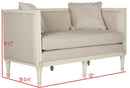 Leandra Rustic French Country Settee