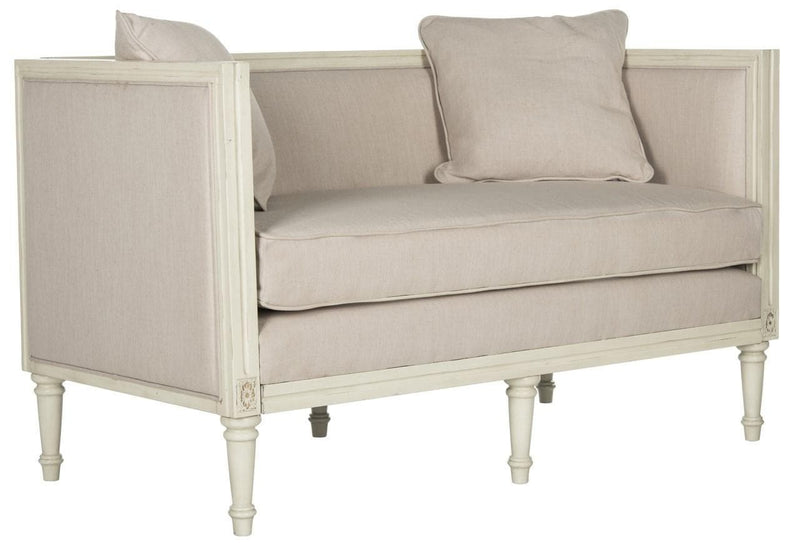 Leandra Rustic French Country Settee