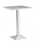 Renava Gulf Outdoor White & Grey Bar Table Set
