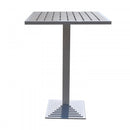 Renava Gulf Outdoor White & Grey Bar Table Set