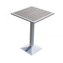 Renava Gulf Outdoor White & Grey Bar Table Set