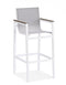 Renava Gulf Outdoor White & Grey Bar Table Set