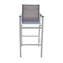 Renava Gulf Outdoor White & Grey Bar Table Set