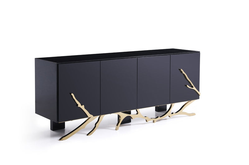 Modrest Legend Modern Black & Gold Buffet