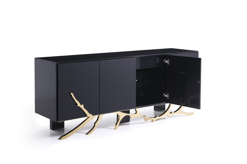 Modrest Legend Modern Black & Gold Buffet