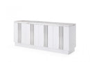 Modrest Kingsley Modern Marble & Stainless Steel Buffet