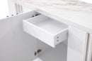 Modrest Kingsley Modern Marble & Stainless Steel Buffet
