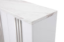 Modrest Kingsley Modern Marble & Stainless Steel Buffet