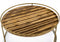 Modrest Gilcrest - Glam Brown and Gold Marble Coffee Table  by Hollywood Glam