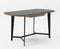 Modrest Girard - Modern Walnut & Black Glass Desk