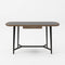 Modrest Girard - Modern Walnut & Black Glass Desk