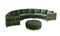 Divani Casa - Ritner Modern Velvet Curved Sectional Sofa