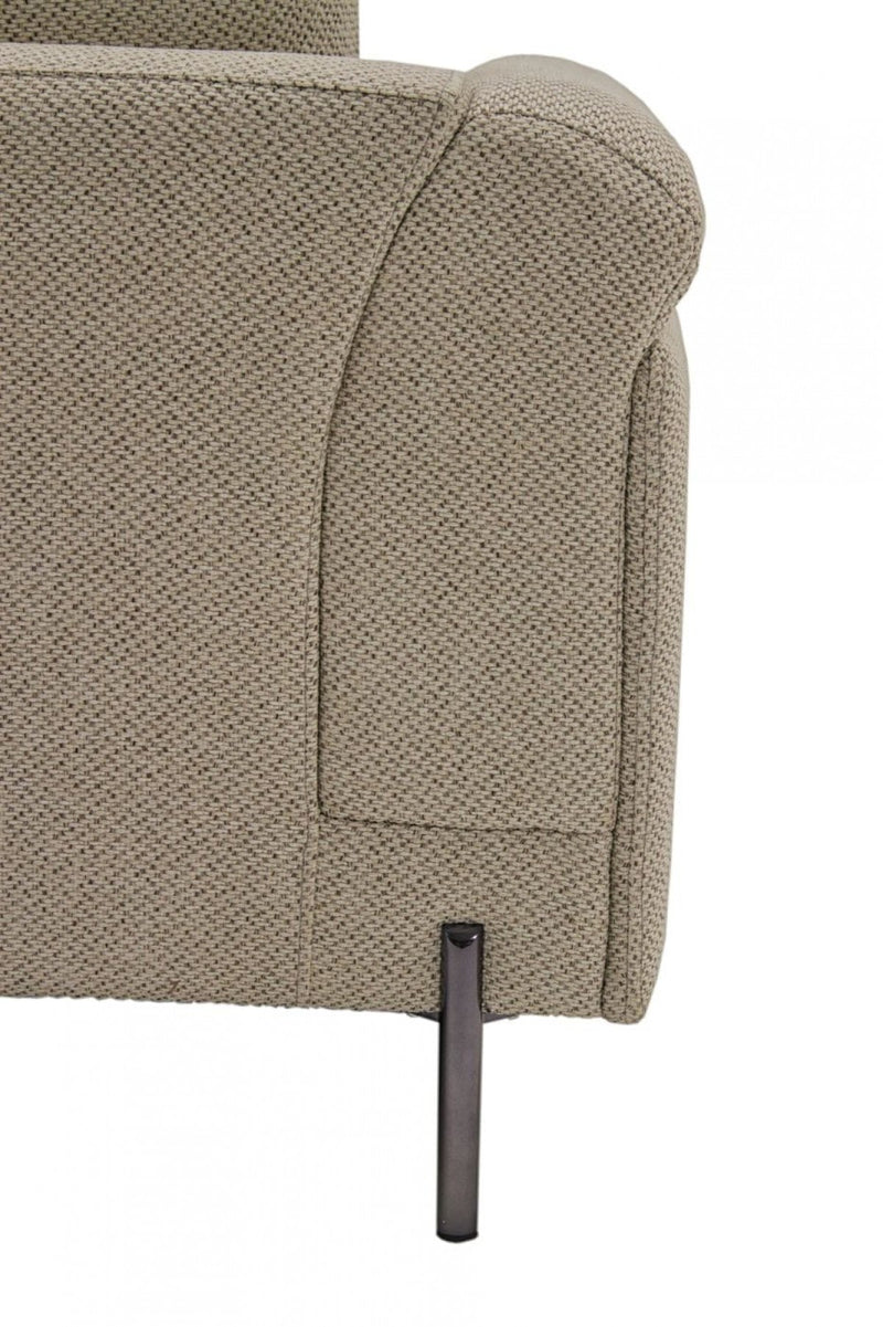 Divani Casa Hello - Modern Beige Fabric Sofa