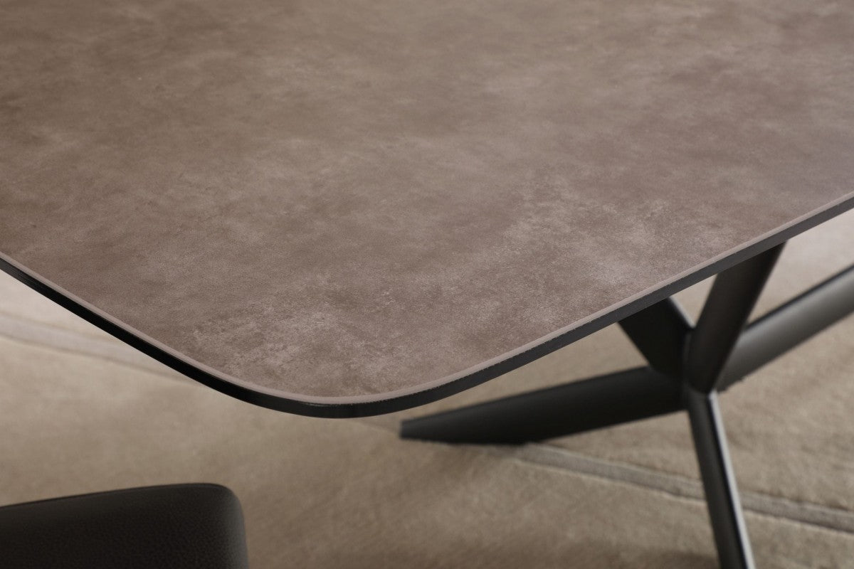 Modrest Herzog - Modern Grey Ceramic Dining Table