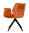 Modrest Hiawatha - Modern Cognac Eco-Leather Dining Chair