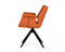 Modrest Hiawatha - Modern Cognac Eco-Leather Dining Chair