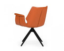 Modrest Hiawatha - Modern Cognac Eco-Leather Dining Chair
